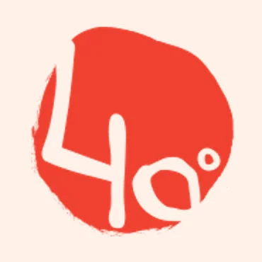 Logo vom 40 GRAD Urban Art Festival in Düsseldorf